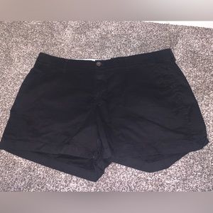 old navy black chino shorts